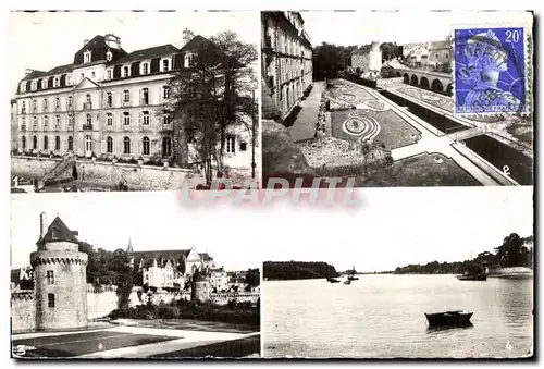 Cartes postales Vannes Le Chateau de l Hermine Les Jardins Du Chateau de l Hermine La Tour du Connetable et la C