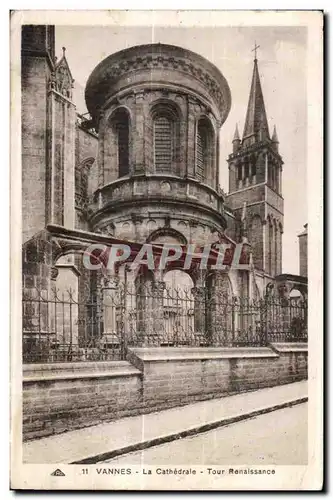 Cartes postales Vannes La Cathedrale Tour Renaissance