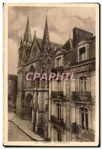 Cartes postales Vannes La Cathedrale