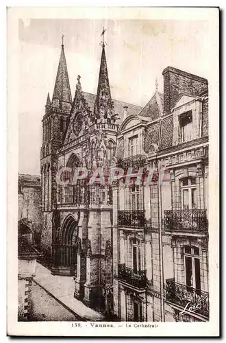 Cartes postales Vannes la cathedrale