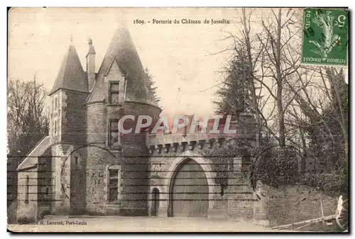 Cartes postales Porterie du chateau de josselin