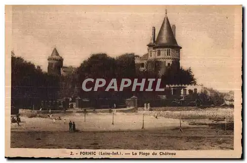 Ansichtskarte AK Pornic (Loire-Inf ) La Plage du Chateau