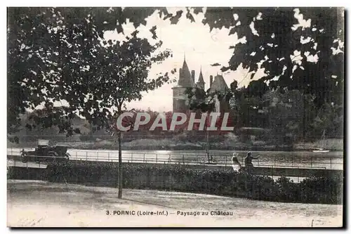 Ansichtskarte AK Pornic (Loire-Inf ) Paysage au Chateau