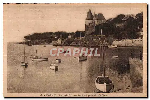 Cartes postales Pornic (Loire-Inf ) Le Port Pres du Chateau