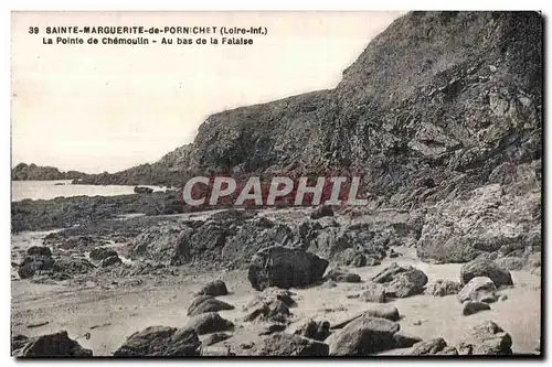 Ansichtskarte AK Sainte Marguerite de Pornichet (Loire-Inf ) La Pointe de Chemoulln Au bas de la Falalse