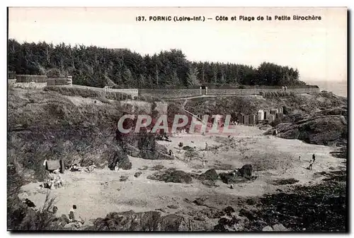 Ansichtskarte AK Pornic (Loire-Inf ) Cote et Plage de la Petite Birochere