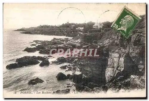 Cartes postales Pornic Les Rochers de Gourmalon