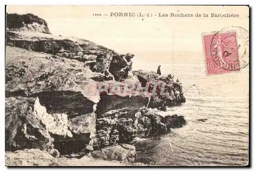 Cartes postales Pornic (L -I ) Les Rochers de la Birochere