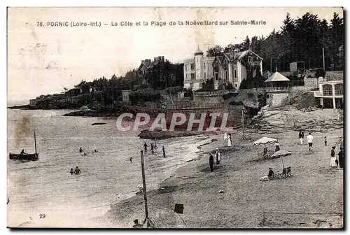 Cartes postales Pornic (Loire-Inf ) La Cote et la Plage de la Noeveillard sur Sainte Marie