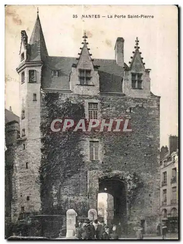 Ansichtskarte AK Nantes La Porte Saint Pierre