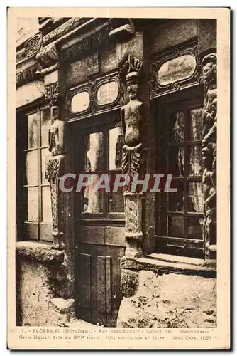 Cartes postales Ploermel (Morbihan) Rue Beaumanoir Maison des Marmousets