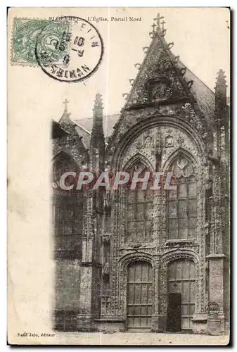 Cartes postales Ploermel L Eglise Portail Nord