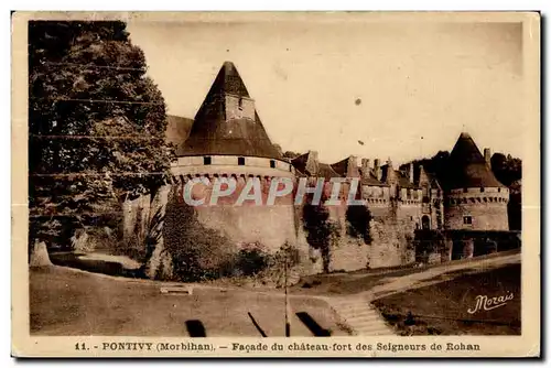 Ansichtskarte AK Pontivy (Morbihan) Facade du chateau fort des Seigneurs de Rohan