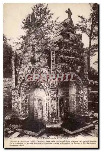 Cartes postales Environs de Pontivy Fontaine St Nicodeme (1608)