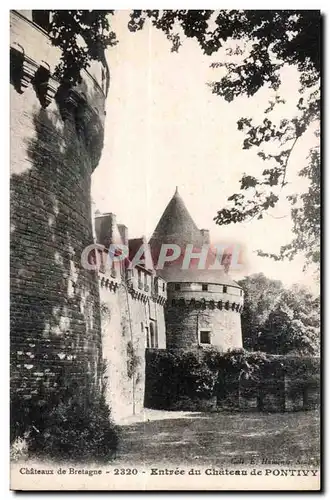 Cartes postales Pontivy Chateaux de Bretagne Entree du Chateau