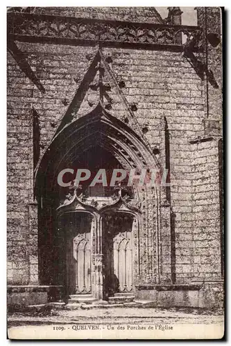 Cartes postales Quelven Un des Porches de L Eglise