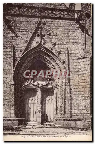 Cartes postales Quelven Un des Porches de L Eglise