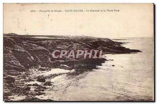 Cartes postales Saint Gildas Presqu ile de Rhuys Charnial et Pierre Plate