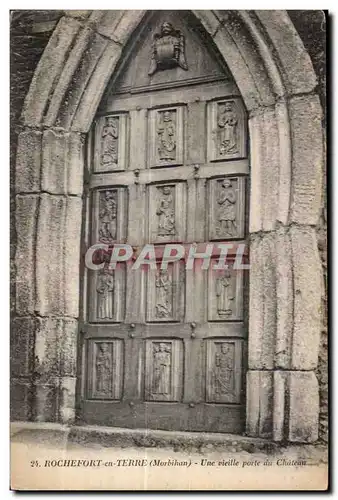 Ansichtskarte AK Rochefort en Terre (Morbihan) Une vieille du Chateau