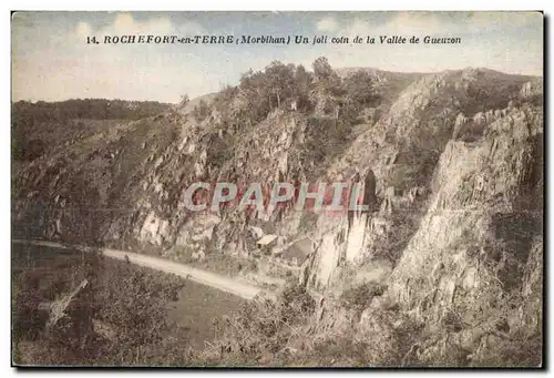 Cartes postales Rochefort en Terre (Morbihan) Un Joli coin la Vallee de Gueuson