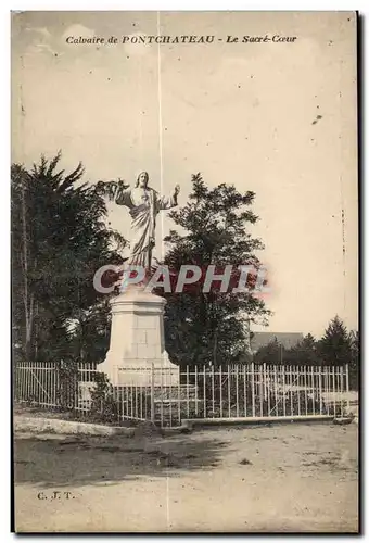 Ansichtskarte AK Calvaire de Pontchateau Le Sacre Coeur