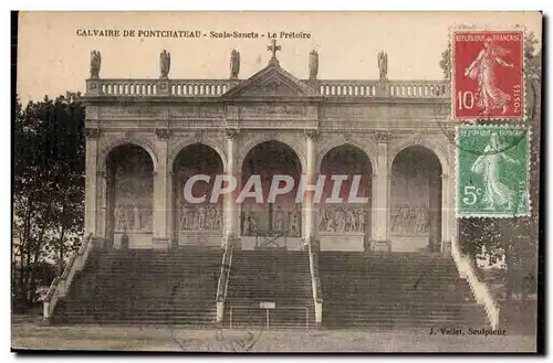 Cartes postales Calvaire De Pontchateau Scala Sancta Le Pretoire