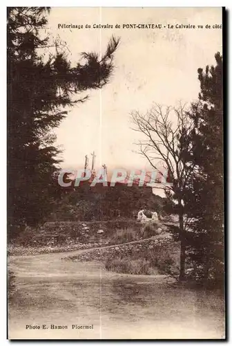 Ansichtskarte AK Pelerinage du calvaire de pont chateau la calvaire vu de cote