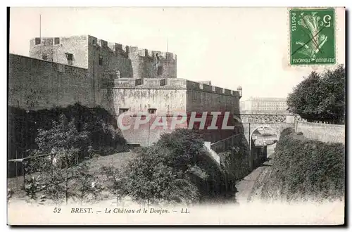 Ansichtskarte AK Brest le chateau et le donjon