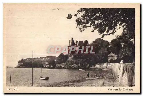 Cartes postales Pornic Vue vers le Chateau