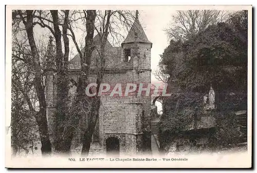 Ansichtskarte AK Le Faouet La Chapelle Sainte Barbe Vue Generale