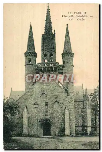 Cartes postales Le Faouet Chapelle Sainte Fiacre