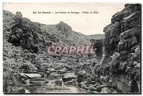 Cartes postales Le Faouet Les Roches de Barrigan Vallee de l Elle