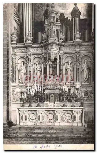 Ansichtskarte AK Sainte Anne d Auray Interieur de la basilique orgue