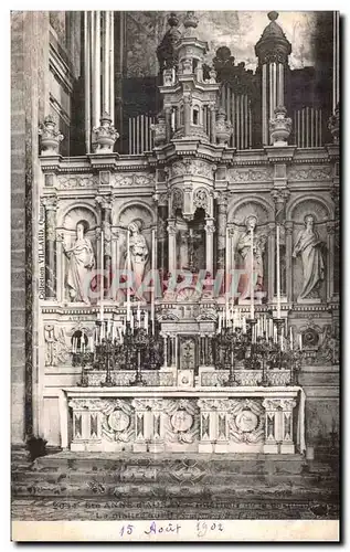 Cartes postales Sainte Anne d Auray Interieur de la basilique orgue