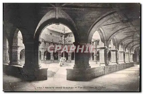 Cartes postales Sainte Anne D Auray Vue Interieure du Cloitre