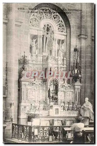 Cartes postales Sainte Anne d Auray La Basilique L Autel paivnege de Ste Anne