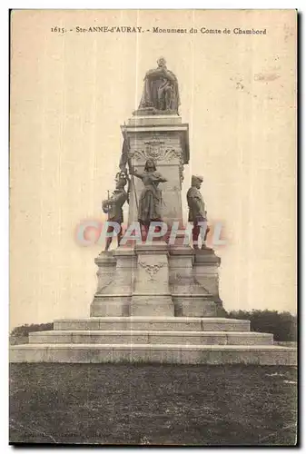 Cartes postales Ste Anne d Auray Monument du Comte de Chambord