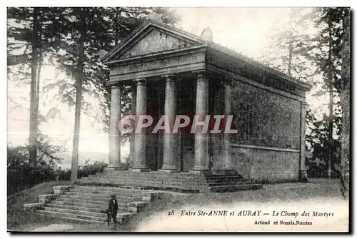 Ansichtskarte AK Entre Ste Anne et Auray Le Champ des Martyrs Artaud et Nozats Nantes