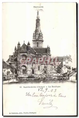 Cartes postales Ste Anne D Auray La Basilique