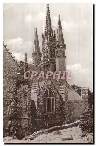 Ansichtskarte AK Le Faouet (Morbihan) La Chapelle Saint Fiacre Enfants