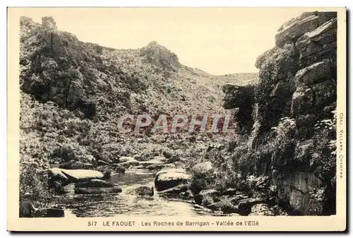 Cartes postales Le Faouet Les Roches de Barrigan Vallee de l Elle