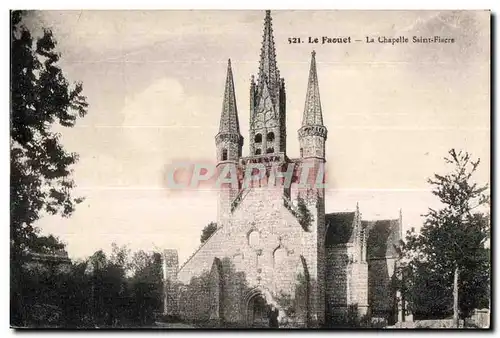 Cartes postales Le Faouet La chapelle Saint Fiacre