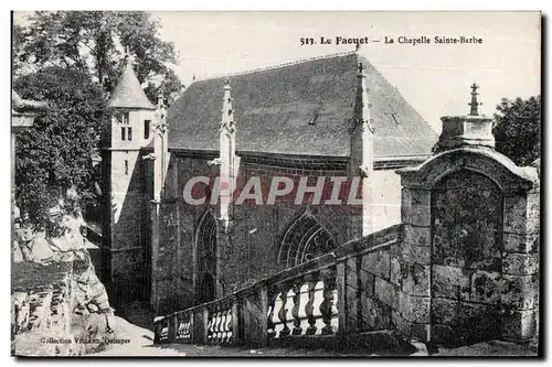 Cartes postales Le Faouet La Chapelle Sainte Barbe