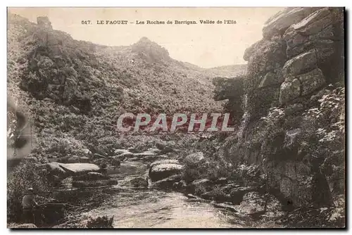 Cartes postales Le Faouet Les Roches de Barrigan Vallee de l Elle