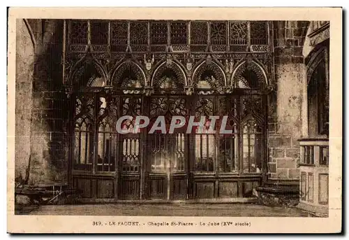 Ansichtskarte AK Le Faouet Chapelle St Fiacre Le Jube(XV siecle)