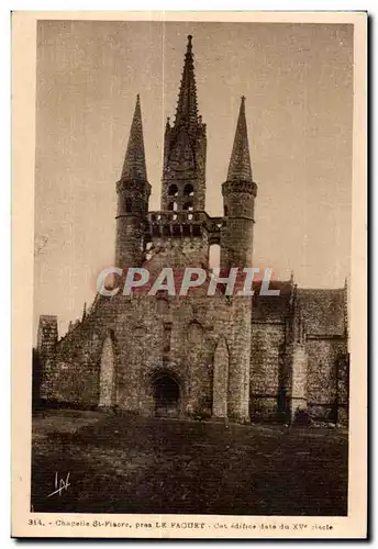 Cartes postales Chapelle St Fiacre pres Le Faouet