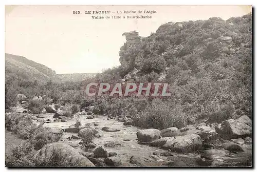 Cartes postales Le Faouet La Roche de l Aigle Vallee de l Elle a Sainte Barbe