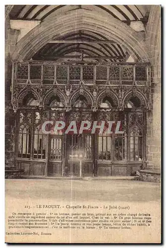 Cartes postales Le FaouetChapelle St Fiacre le Jube on remarque a gancle