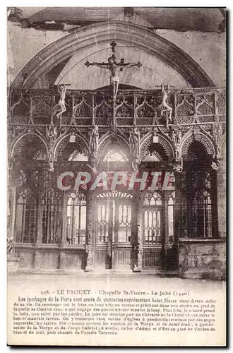 Cartes postales Le Faouet Chapelle St Fiacre Le Jube