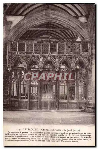 Cartes postales Le Faouet Chapelle St Fiacre Le Jube